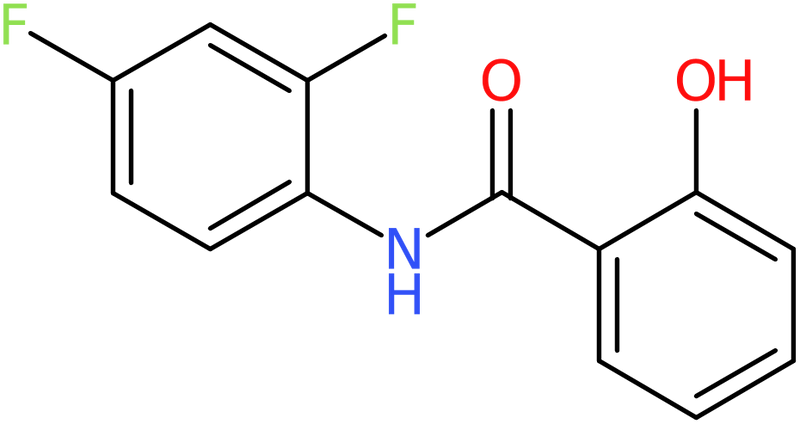 N-(2,4-Difluorophenyl)-2-hydroxybenzamide, >95%, NX74655