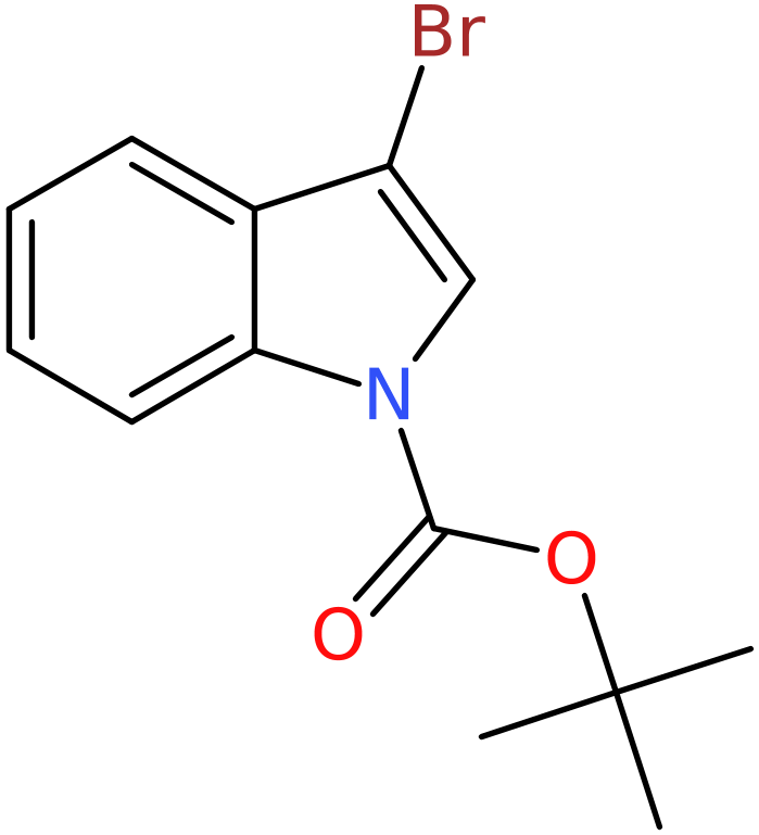 CAS: 143259-56-7 | 3-Bromo-1H-indole, N-BOC protected, >95%, NX24214