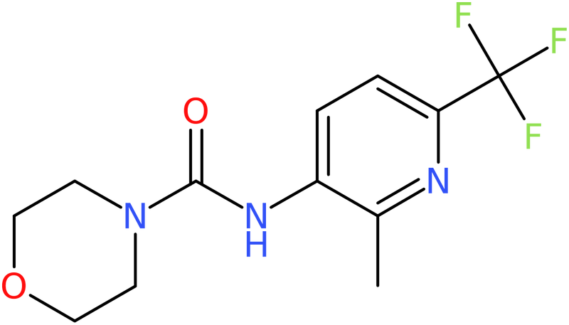 N-[2-Methyl-6-(trifluoromethyl)pyridin-3-yl]morpholine-4-carboxamide, NX74534