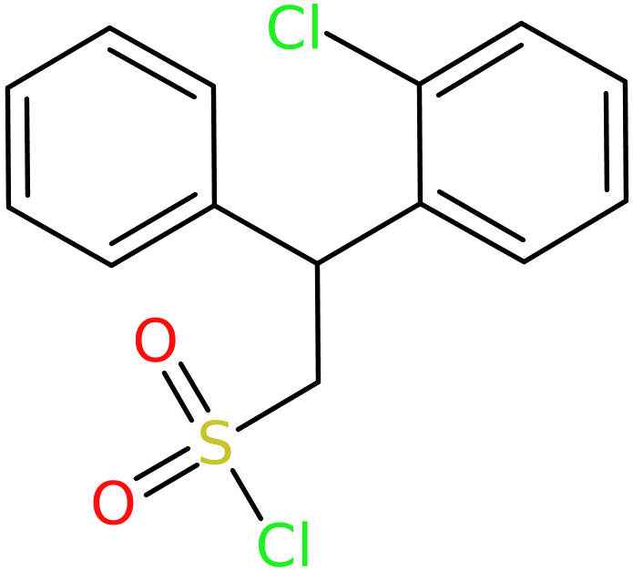 CAS: 885950-96-9 | 2-(2-Chlorophenyl)-2-phenylethanesulphonyl chloride, NX66495