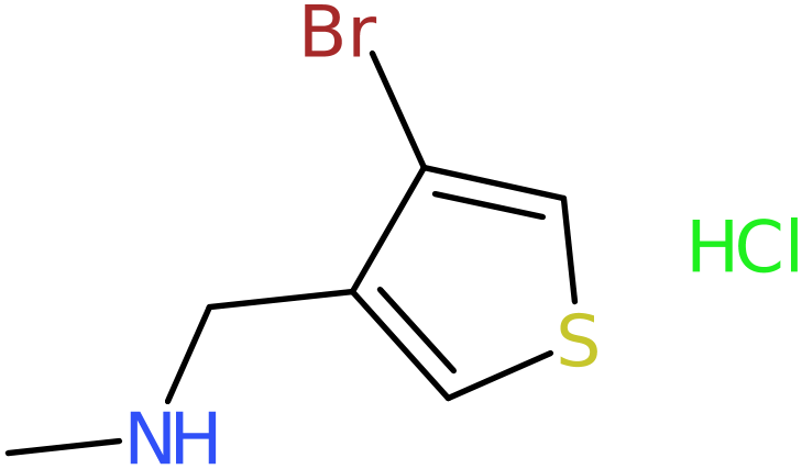 CAS: 944450-82-2 | 3-Bromo-4-[(methylamino)methyl]thiophene hydrochloride, tech, NX70225