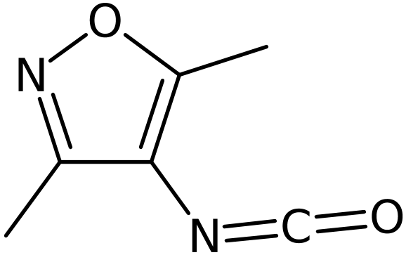 CAS: 131825-41-7 | 3,5-Dimethylisoxazole-4-yl isocyanate, >97%, NX20936