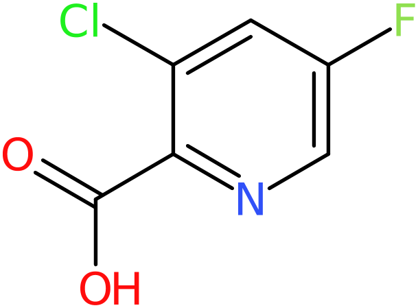 CAS: 128073-01-8 | 3-Chloro-5-fluoropyridine-2-carboxylic acid, NX20055