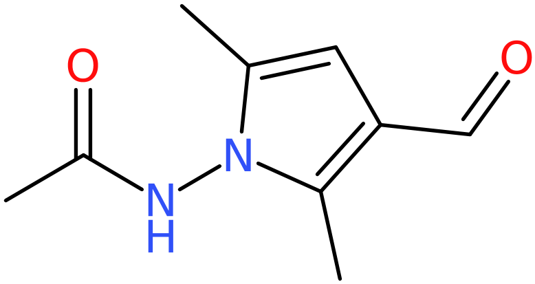 CAS: 932186-53-3 | N-(3-Formyl-2,5-dimethyl-1H-pyrrol-1-yl)acetamide, >95%, NX69486