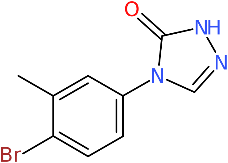 CAS: 1440535-69-2 | 4-(4-Bromo-3-methylphenyl)-2,4-dihydro-3H-1,2,4-triazol-3-one, NX24434