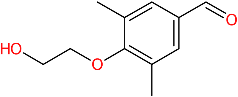 CAS: 1039948-89-4 | 4-(2-Hydroxyethoxy)-3,5-dimethylbenzaldehyde, >95%, NX12143