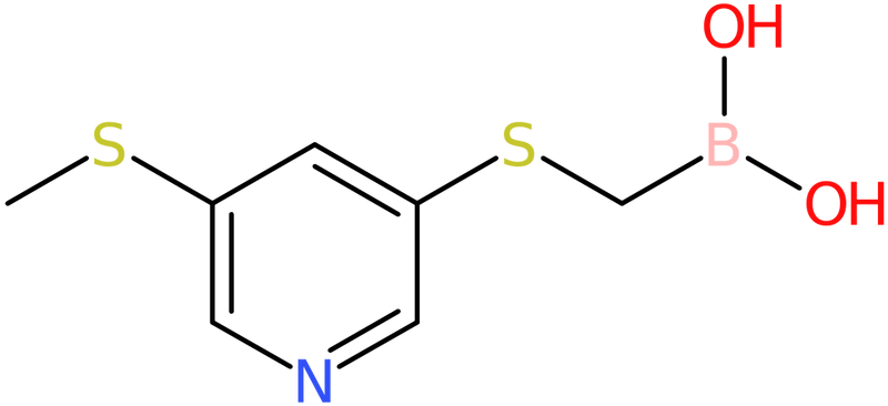 CAS: 913835-66-2 | 5-(Methylthio)pyridin-3-ylthiomethylboronic acid, >95%, NX68424