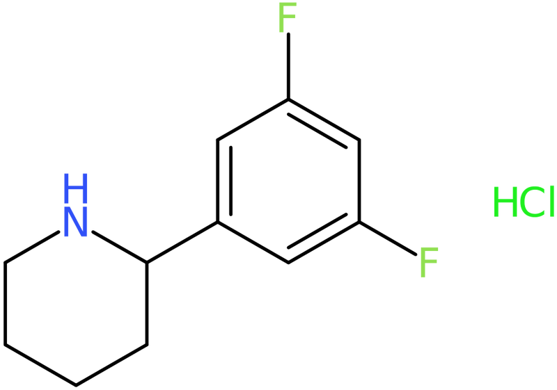 CAS: 1212946-48-9 | (S)-2-(3,5-Difluorophenyl)piperidine hydrochloride, >97%, NX17545