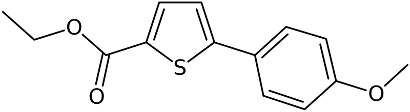 CAS: 13858-71-4 | Ethyl 5-(4-methoxyphenyl)thiophene-2-carboxylate, NX22972