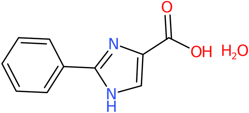 CAS: 77498-98-7 | 2-Phenyl-1H-imidazole-4-carboxylic acid hydrate, >95%, NX61602