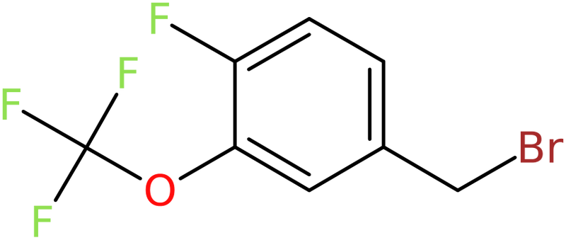 CAS: 86256-50-0 | 4-Fluoro-3-(trifluoromethoxy)benzyl bromide, >98%, NX64658