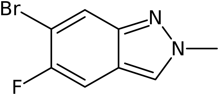 CAS: 1286734-87-9 | 6-Bromo-5-fluoro-2-methyl-2H-indazole, NX20166