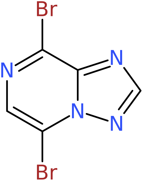 CAS: 959755-46-5 | 5,8-Dibromo-[1,2,4]triazolo[1,5-a]pyrazine, >97%, NX71294