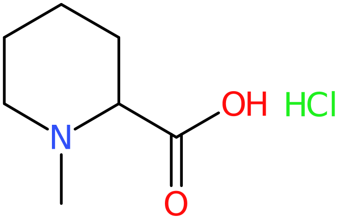 CAS: 25271-35-6 | 1-Methylpiperidine-2-carboxylic acid hydrochloride, >98%, NX37779