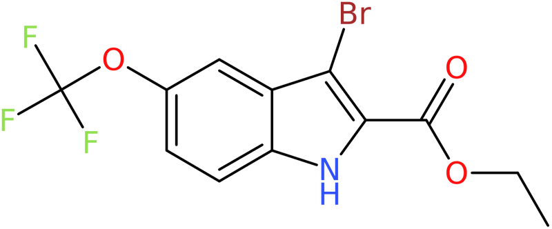 CAS: 1227955-21-6 | Ethyl 3-bromo-5-(trifluoromethoxy)-1H-indole-2-carboxylate, NX18297