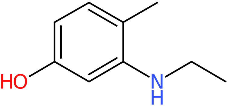 CAS: 120-37-6 | 3-(Ethylamino)-p-cresol, >95%, NX16700