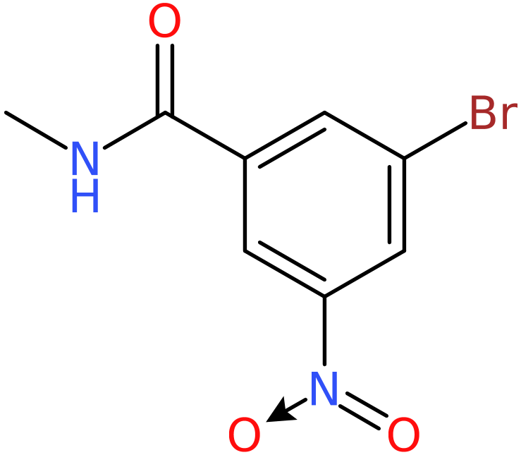 CAS: 90050-52-5 | 3-Bromo-N-methyl-5-nitrobenzamide, >98%, NX67786