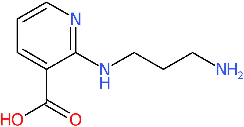 CAS: 904813-55-4 | 2-[(3-Aminoprop-1-yl)amino]nicotinic acid, >95%, NX67963