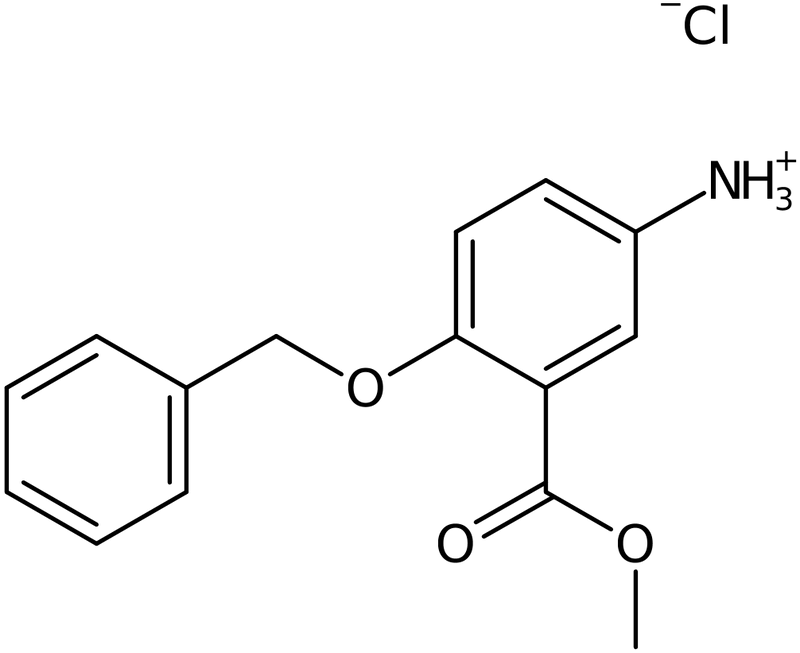 CAS: 1452565-52-4 | 4-(Benzyloxy)-3-(methoxycarbonyl)benzenaminium chloride, NX24748