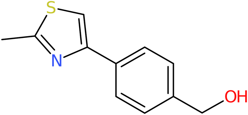 CAS: 857283-96-6 | [4-(2-Methyl-1,3-thiazol-4-yl)phenyl]methanol, >97%, NX64360