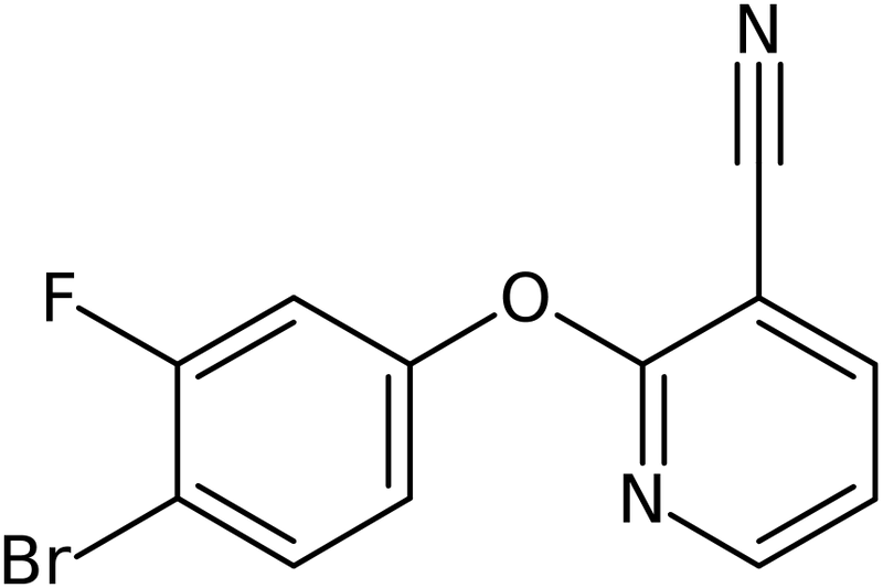 CAS: 1516062-79-5 | 2-(4-Bromo-3-fluorophenoxy)nicotinonitrile, NX25711