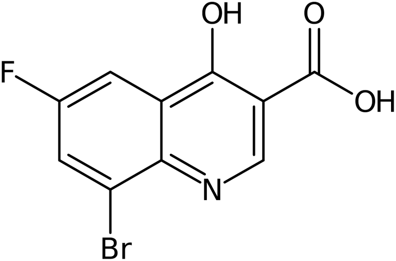 CAS: 1019016-15-9 | 8-Bromo-6-fluoro-4-hydroxyquinoline-3-carboxylic acid, NX11325