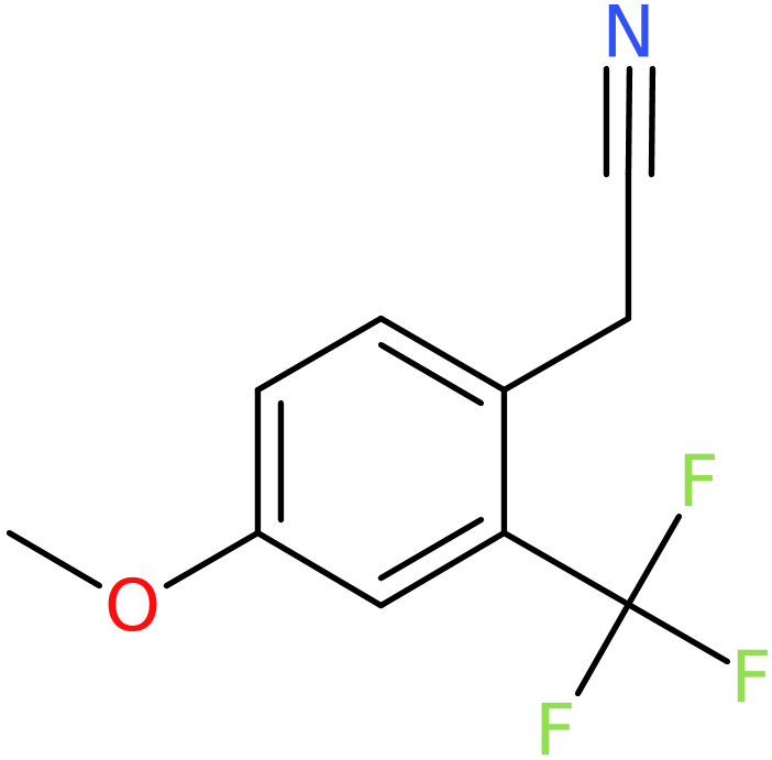 CAS: 916420-88-7 | 4-Methoxy-2-(trifluoromethyl)phenylacetonitrile, >98%, NX68794