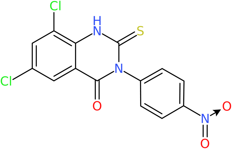 CAS: 937601-65-5 | 6,8-Dichloro-3-(4-nitrophenyl)-2-thioxo-2,3-dihydro-1H-quinazolin-4-one, NX69781