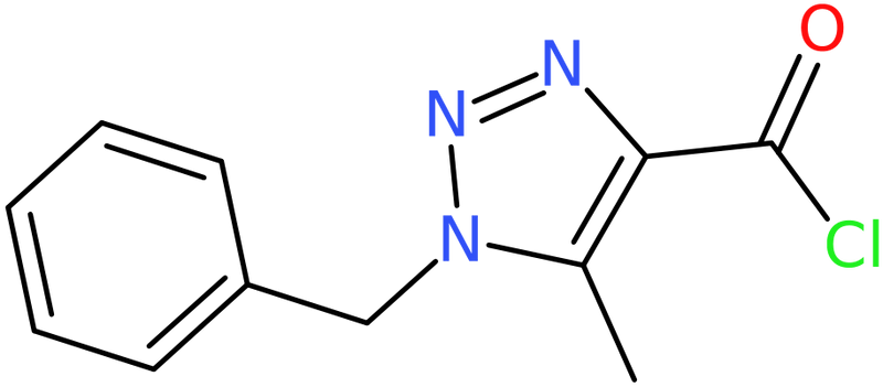 CAS: 664351-09-1 | 1-Benzyl-5-methyl-1H-1,2,3-triazole-4-carbonyl chloride, >97%, NX57426