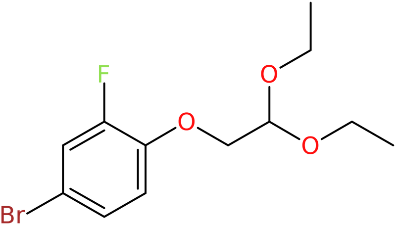 CAS: 1271673-78-9 | 4-Bromo-1-(2,2-diethoxyethoxy)-2-fluorobenzene, NX19887