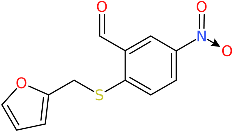 CAS: 885267-52-7 | 2-[(Fur-2-ylmethyl)thio]-5-nitrobenzaldehyde, NX66282