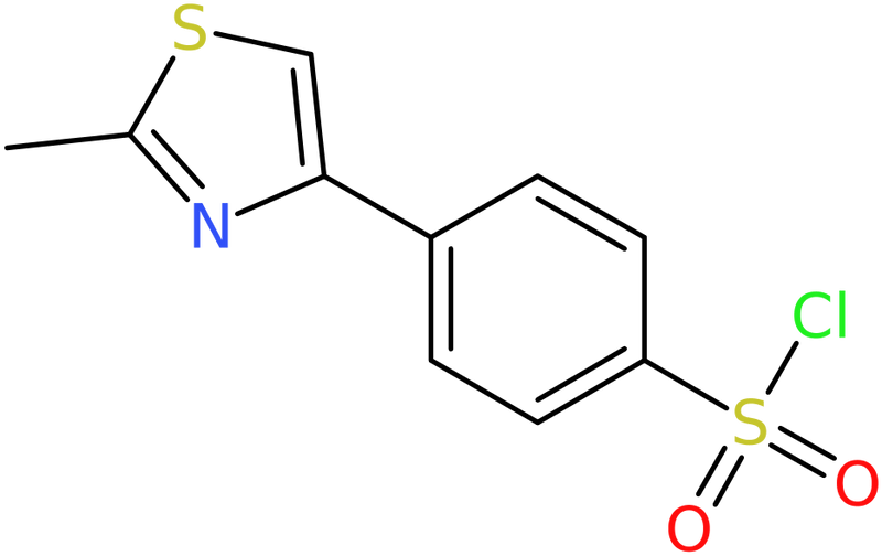 CAS: 852180-73-5 | 4-(2-Methyl-1,3-thiazol-4-yl)benzenesulphonyl chloride, >97%, NX64133