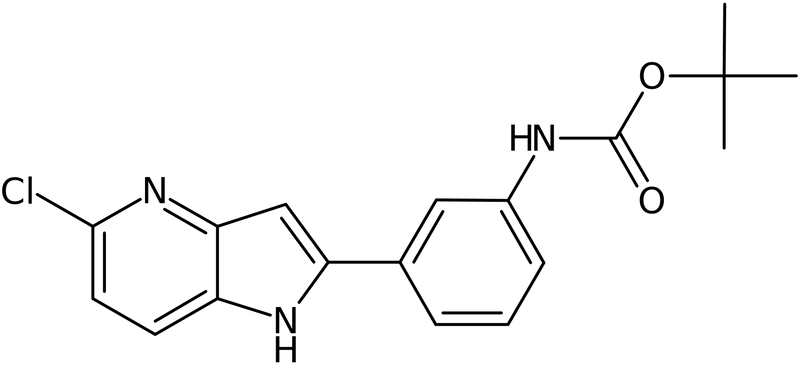 CAS: 1206970-36-6 | tert-Butyl 3-(5-chloro-1H-pyrrolo[3,2-b]pyridin-2-yl)phenylcarbamate, NX17131