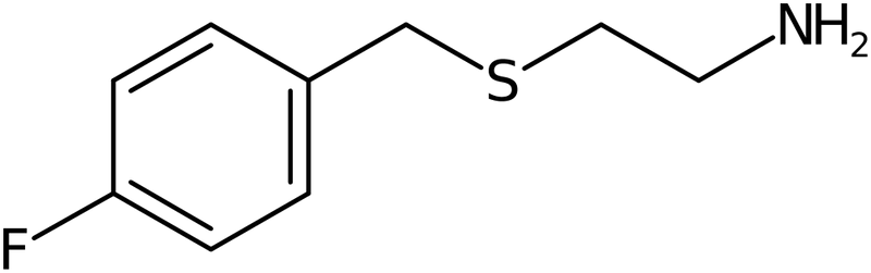 CAS: 143627-49-0 | 2-(4-Fluorobenzylthio)ethylamine, >95%, NX24307