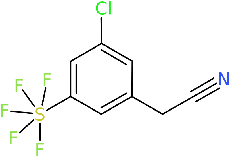 CAS: 1240257-75-3 | 3-Chloro-5-(pentafluorosulfur)phenylacetonitrile, NX18656