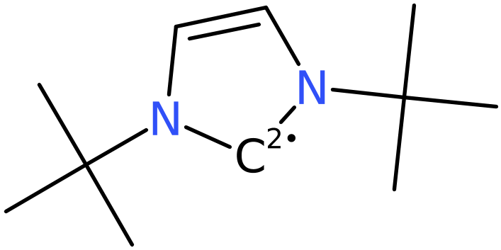 CAS: 157197-53-0 | 1,3-Di(tert-butyl)-1,3-dihydro-2H-imidazol-2-ylidene, >98%, NX26541