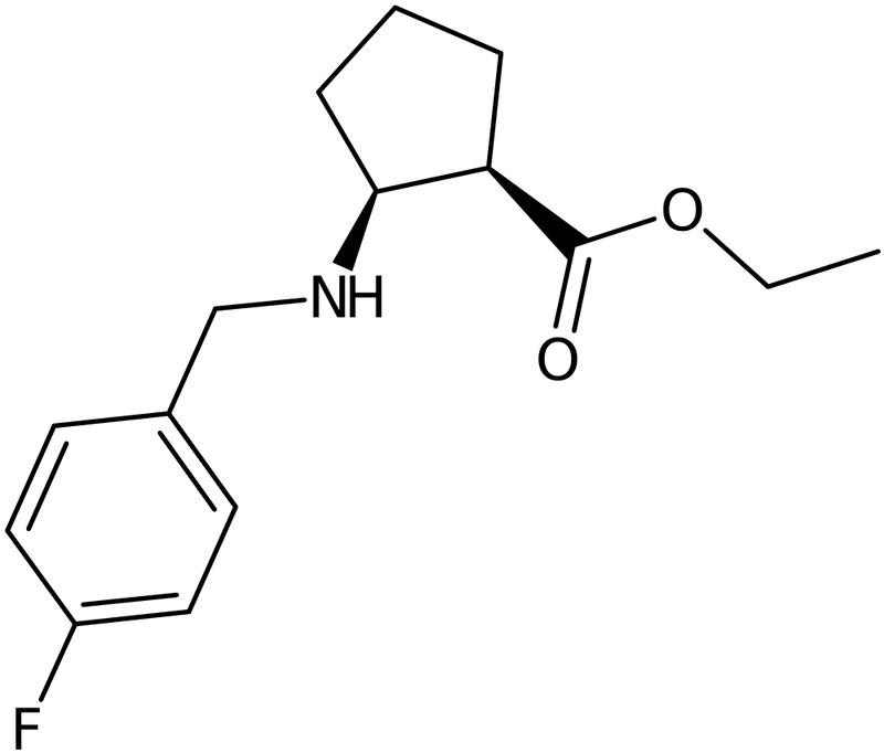 CAS: 1033756-46-5 | Ethyl (1R,2S)-2-(4-Fluorobenzylamino)cyclopentanecarboxylate, NX11930