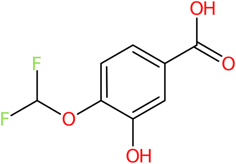 CAS: 913985-07-6 | 4-(Difluoromethoxy)-3-hydroxybenzoic acid, >98%, NX68491