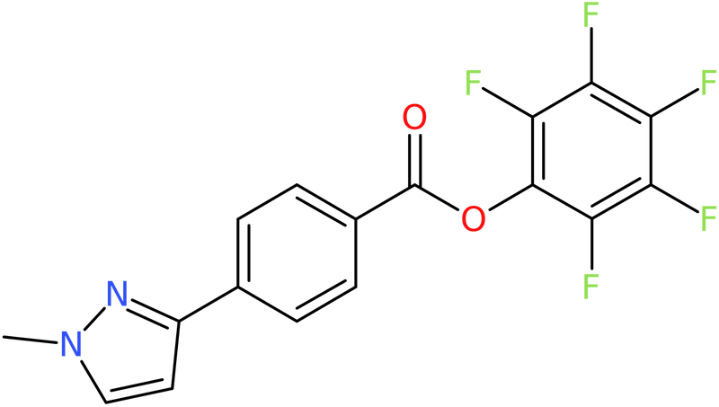 CAS: 915707-42-5 | Pentafluorophenyl 4-(1-methyl-1H-pyrazol-3-yl)benzoate, >97%, NX68682