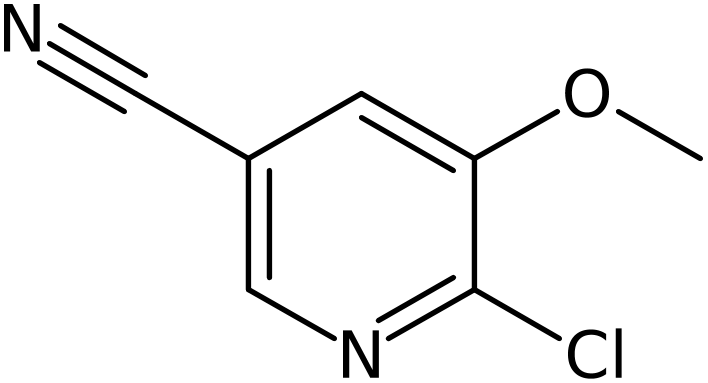 CAS: 1256835-79-6 | 6-Chloro-5-methoxynicotinonitrile, >97%, NX19182