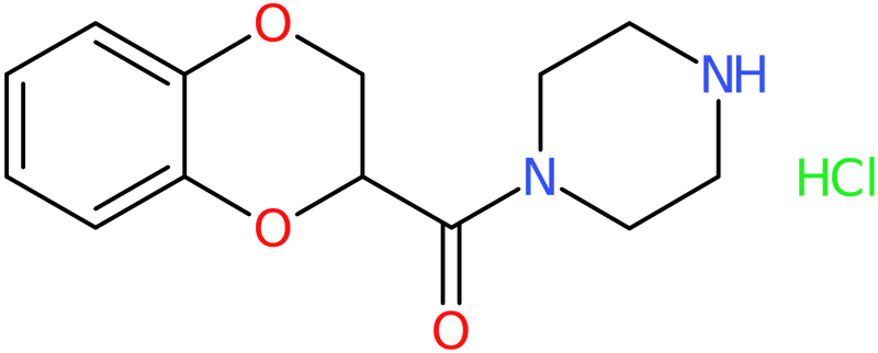 CAS: 70918-74-0 | N-(1,4-Benzodioxan-2-carbonyl)piperazine hydrochloride, >98%, NX59173