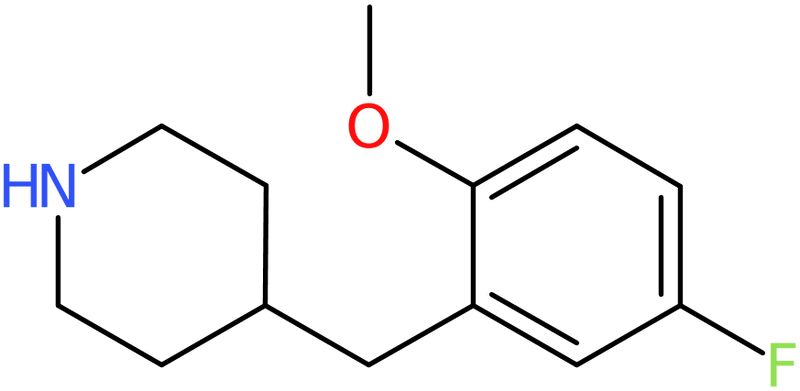 CAS: 955314-86-0 | 4-(5-Fluoro-2-methoxy-benzyl)-piperidine, NX70916