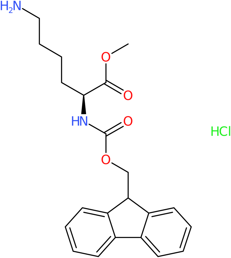 CAS: 847658-45-1 | (S)-Methyl 2-((((9H-fluoren-9-yl)methoxy)carbonyl)amino)-6-aminohexanoate hydrochloride, NX63550