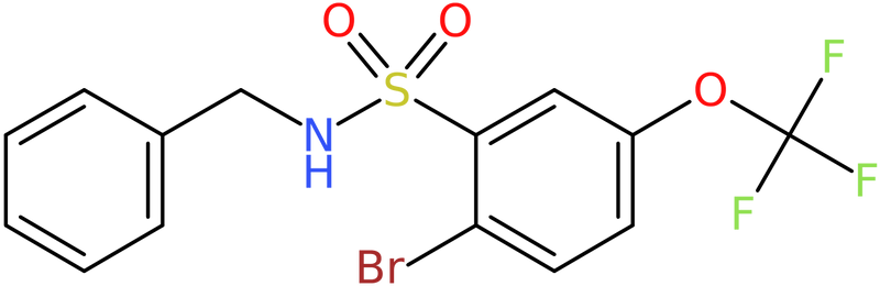 CAS: 951885-49-7 | N-Benzyl-2-bromo-5-(trifluoromethoxy)benzenesulphonamide, NX70704