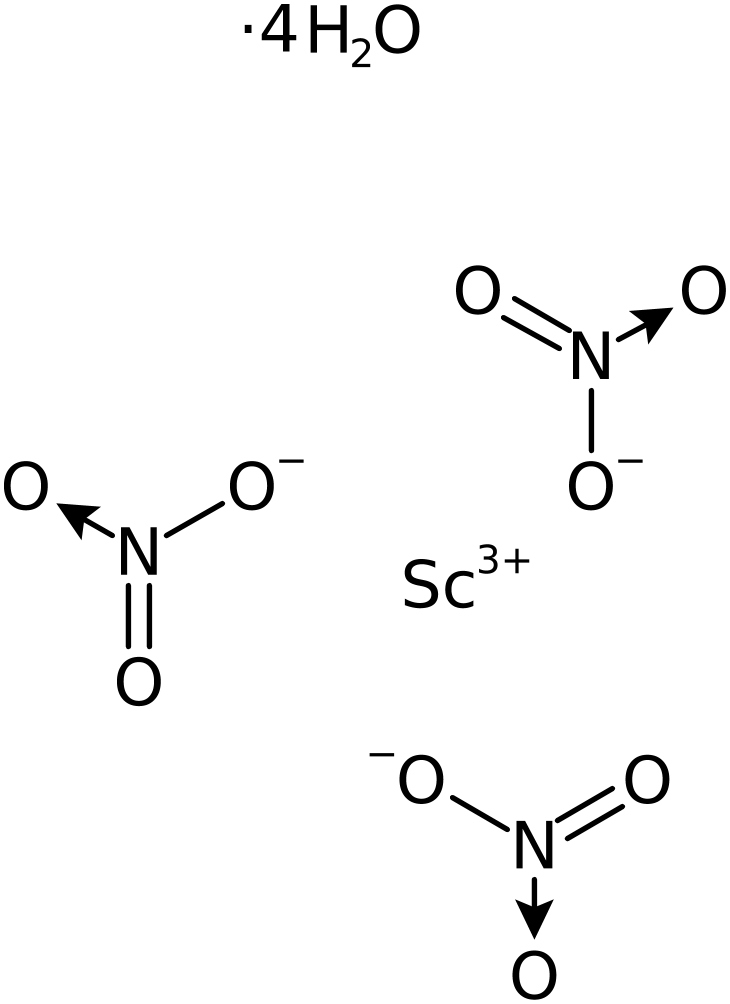 CAS: 13465-60-6 | Scandium(III) nitrate tetrahydrate, >99.99%, NX21666