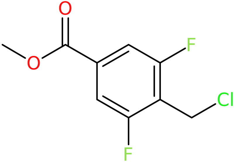 CAS: 1263283-69-7 | Methyl 4-(chloromethyl)-3,5-difluorobenzoate, >97%, NX19729