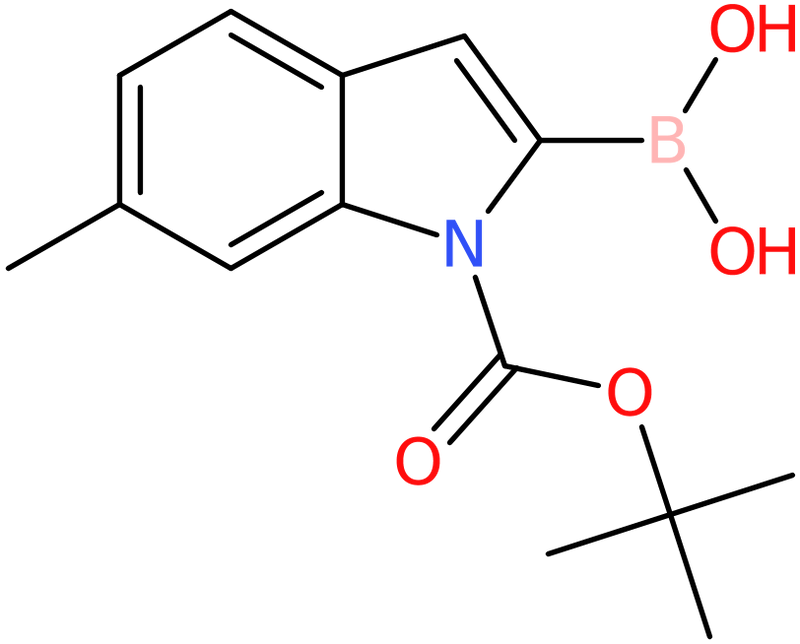 CAS: 850568-51-3 | 6-Methyl-1H-indole-2-boronic acid, N-BOC protected, >98%, NX63934