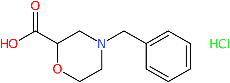 CAS: 135072-15-0 | 4-Benzylmorpholine-2-carboxylic acid hydrochloride, NX21816