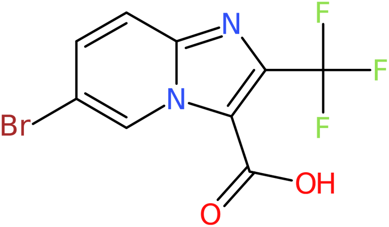 CAS: 1427460-57-8 | 6-Bromo-2-(trifluoromethyl)imidazo[1,2-a]pyridine-3-carboxylic acid, NX23988