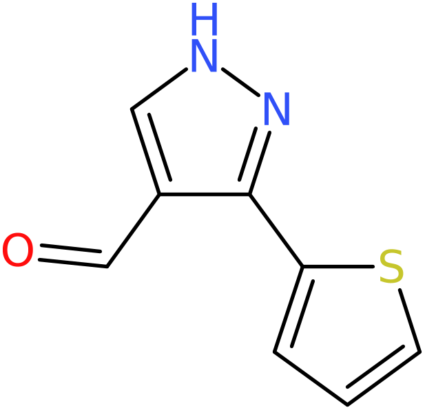 CAS: 26033-27-2 | 3-(Thien-2-yl)-1H-pyrazole-4-carboxaldehyde, >98%, NX38229